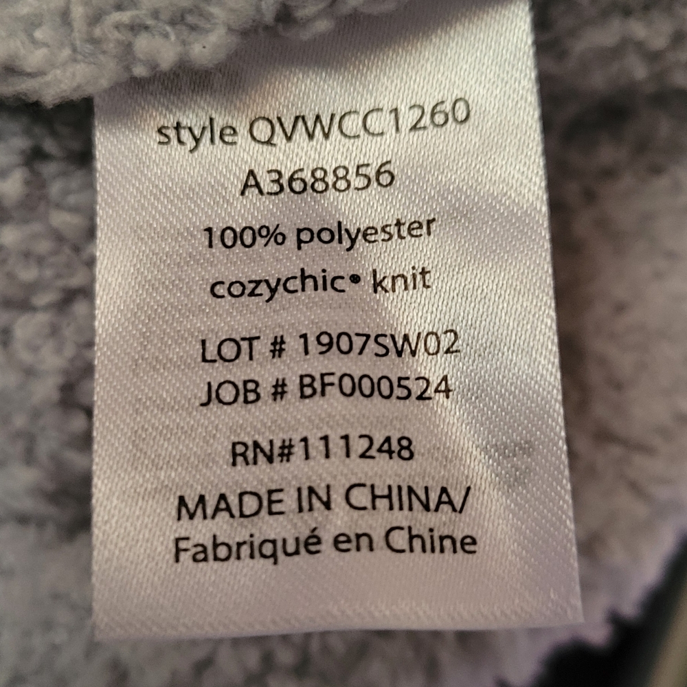 Barefoot Dreams CozyChic Nordic Pullover Sweater Ocean Multi Super Soft Cozy NWT - Picture 10 of 12